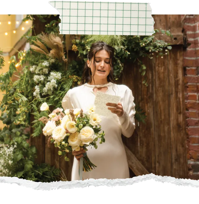 Write Your Wedding Vows Ceremony Script and Toasts